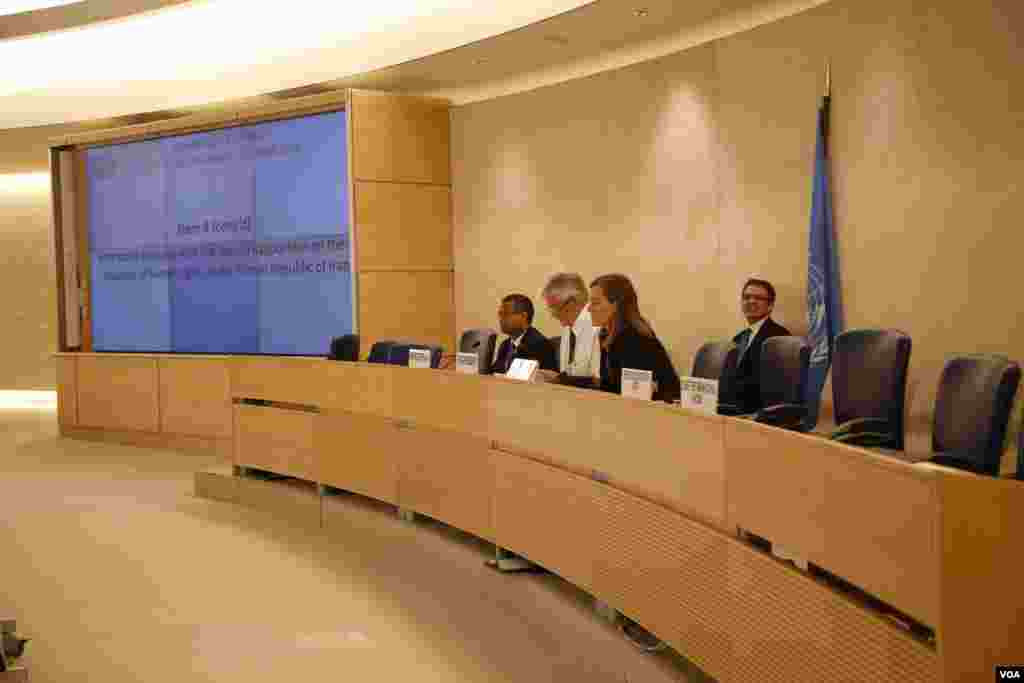 آقای شهید گزارش خود را از طریق گفت و گو و مصاحبه با شاهدان تهیه می کند.