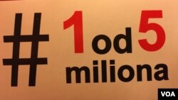 Protesti u Beogradu ove zime pod nazivom "Jedan od pet miliona", Foto: Glas Amerike