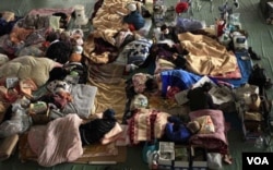 Para warga yang mengungsi dari Okuma ini mengaku tak pernah mendukung pembangunan PLTN di daerah mereka.