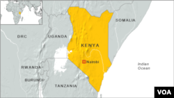Map of Kenya 