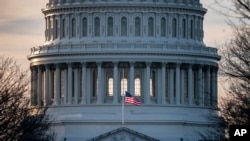 미국 워싱턴의 연방의사당.