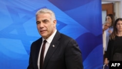 یائیر لاپید وزیر خارجه اسرائیل، عکس از آرشیو