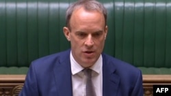 资料照：英国外相拉布