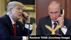 Predsednici SAD i Rusije Donald Tramp i Vladimir Putin