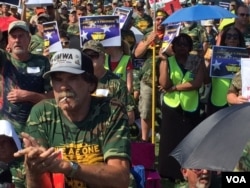 FILE - Thousands of the United Mine Worker's union 73,000 members attended a rally on the Washington Mall, attempting to get the attention of Congress.