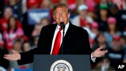 Predsednik SAD na mitingu