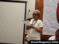 Koordinator JAB, Sinnal Blegur. (Foto: VOA/Ahmad Bhagaskoro)