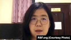 中国公民记者张展 (照片来源：无国界记者网站)