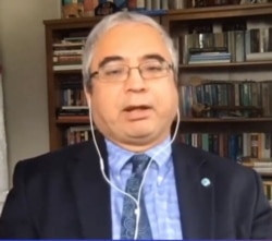 “世界维吾尔代表大会”中国事务部主任伊利夏提 (美国之音）