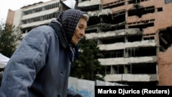 Nekadašnja zgrada Generalštaba Vojske Srbije u Beogradu koja je oštećena u bombardovanju (arhivska fotograafija)