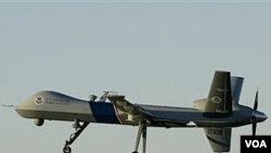 Pesawat tak berawak AS beroperasi di perbatasan Afghanistan-Pakistan.