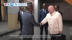 VOA60 Africa - ICC prosecutor visits DRC, urges armed groups to abide by international law
