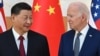 FILE - Presiden AS Joe Biden (kanan) dan Presiden China Xi Jinping (kiri) bertemu di sela-sela KTT G20 di Nusa Dua, Bali, 14 November 2022.(SAUL LOEB/AFP)