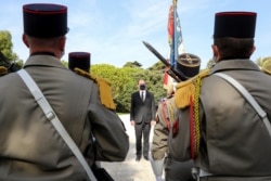 French Prime Minister Jean Castex pays tribune to terror attack victims in Nice, France, November 7, 2020.