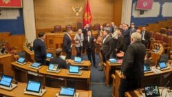 Prekid sjednice crnogorskog parlamenta