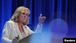 Doktorka Dona Rajan na skupu u Bostonu (Foto: REUTERS/Brian Snyder)