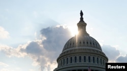 FILE - The dome of the U.S. Capitol Building is seen on Capitol Hill in Washington.