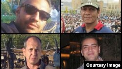 Al Jazeera reports that its journalists--(clockwise from bottom left) Peter Greste, Mohamed Fahmy, Baher Mohamed and Mohamed Fawzy--are being held after being arrested by Egyptian security forces on Sunday, Dec. 29. (Al Jazeera)