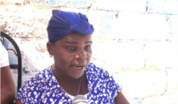 This woman told VOA Creole she doesn’t believe the coronavirus only targets people who practice certain religions. (Matiado Vilme/VOA)