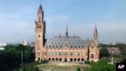 在荷兰海牙的国际法庭 