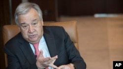 FILE - U.N. Secretary-General Antonio Guterres.