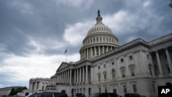 浓云下的美国国会大厦。(2021年5月11日)
