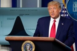 President Donald Trump speaks during a news conference at the White House, in Washington, Sept. 16, 2020.