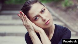 Russian journalist Yulia Yuzik is seen on a photo from her Facebook page.