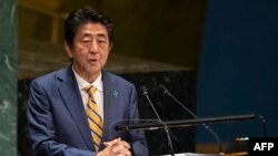 Premijer Japana Šinzo Abe, Foto: Ilustracija, (Photo by Don Emmert / AFP)