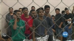 Tramp va demokratlar hibsxonadagi migrantlar yuzasidan tortishmoqda