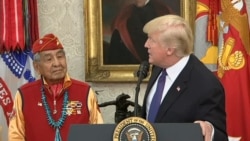 Trump Comments to Native American Code Talkers