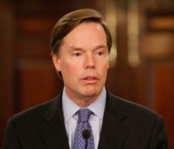 FILE - Undersecretary of State for Political Affairs Nicholas Burns announces his retirement at the State Department in Washington, Jan. 18, 2008.