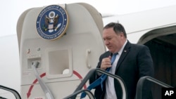 Mike Pompeo yayinda ya isa Brussels inda ya gargadi Iran